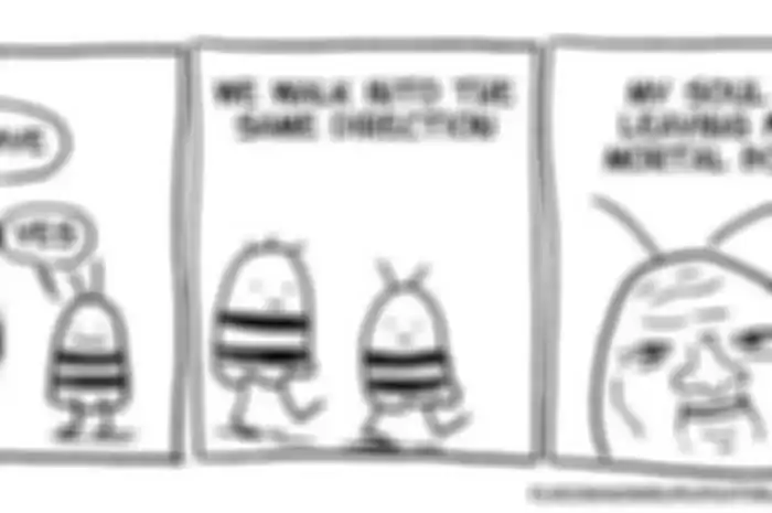 10 Gambar Komik Tentang Awkward Moment Yang Sering Dialami Introvert