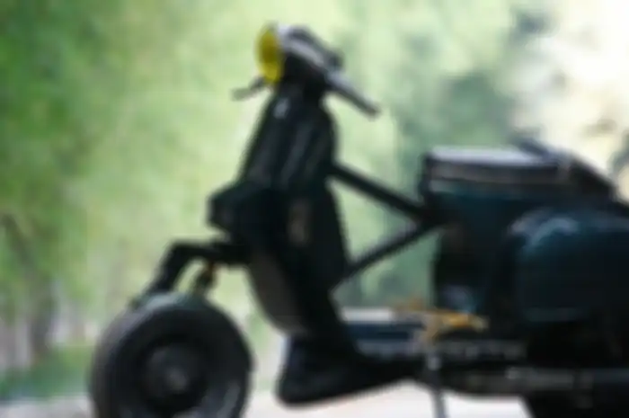  Modifikasi Vespa PX ini Kiblatnya Inggris Bingits, Contek Cutdown Street Racer