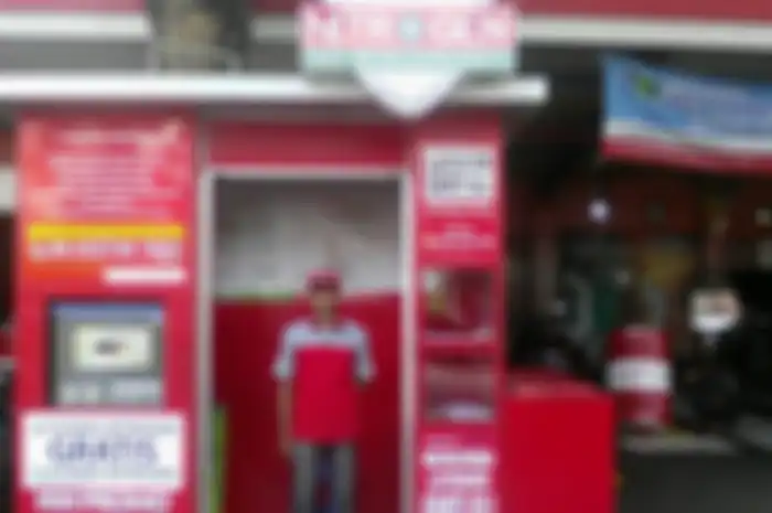 Salah satu gerai nitrogen.