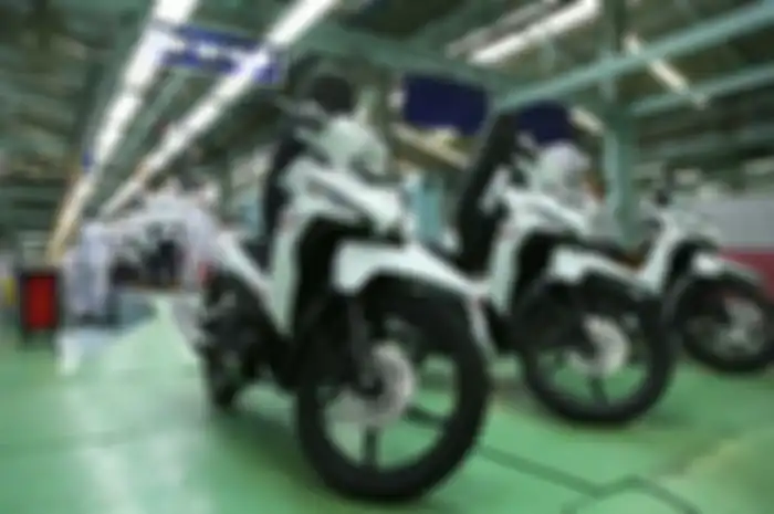Tampilan New Honda Revo X di Pabrik