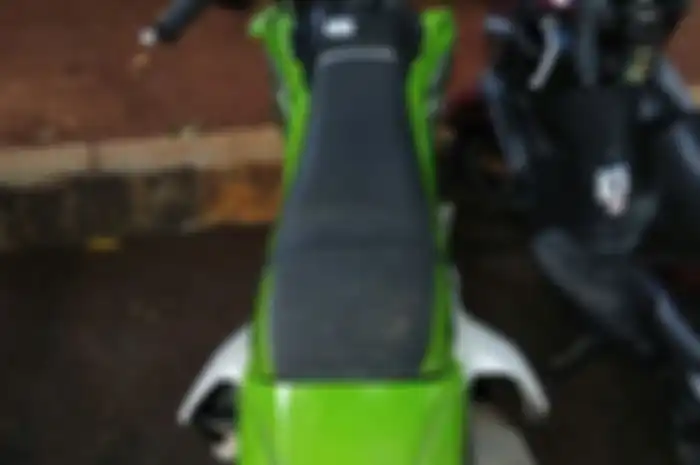 Kawasaki KLX 150 milik wartawan yang raib digondol maling usai liputan.