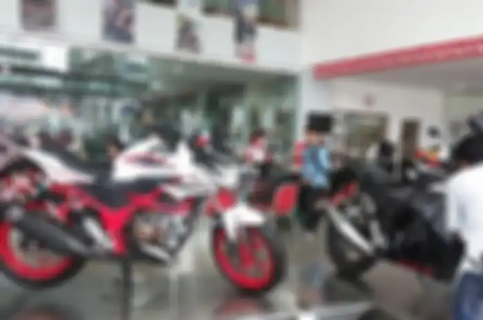 Ilustrasi dealer motor Honda.