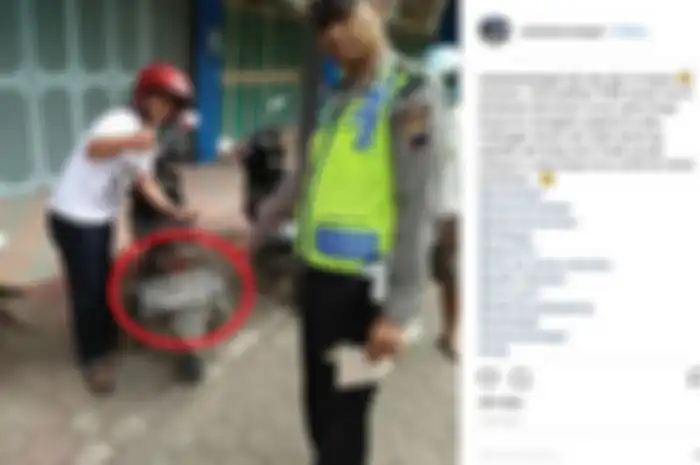 Pelat nomor aneh dengan iklan usaha sang pemilik