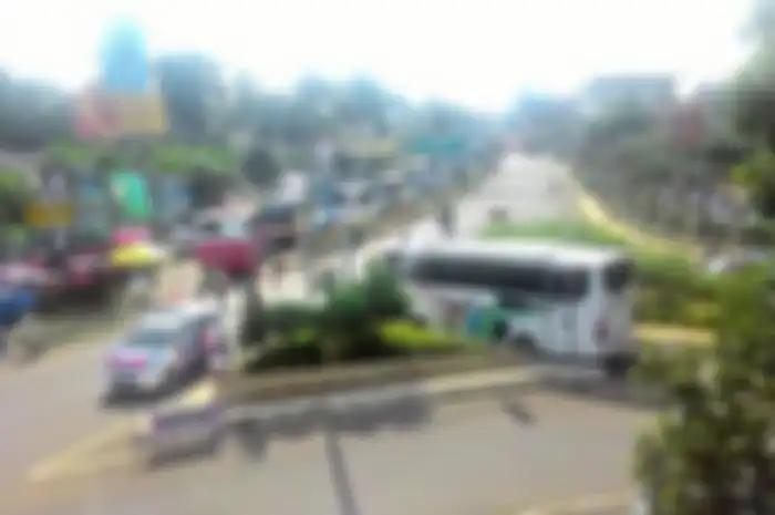 Ilustrasi jalan menuju Puncak, Bogor