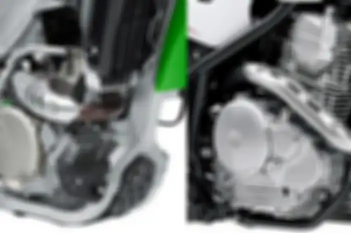 Motor bermesin DOHC (kiri) dan mesin SOHC (kanan)