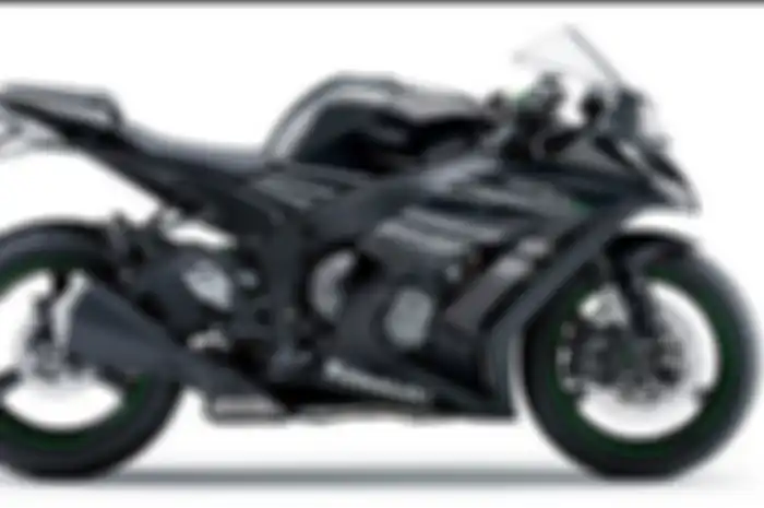 Ilustrasi motor Kawasaki Ninja ZX10R 2017