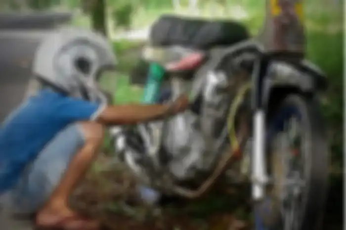 Ilustrasi ban motor