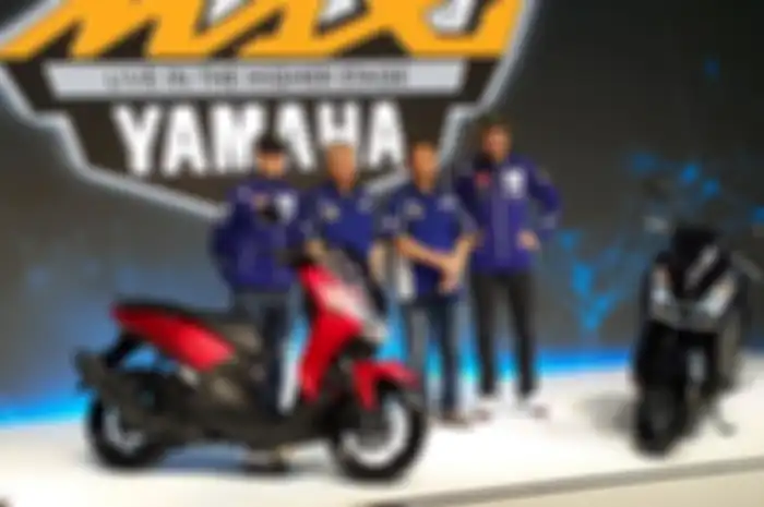 Yamaha Lexi saat meluncur.