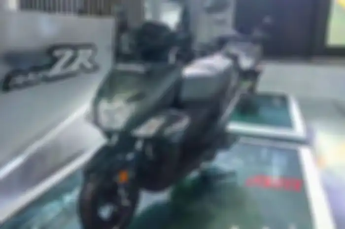 Yamaha Ray ZR mejeng di Auto Expo 2018, India.
