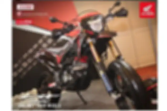 Tampang CRF150L versi supermoto