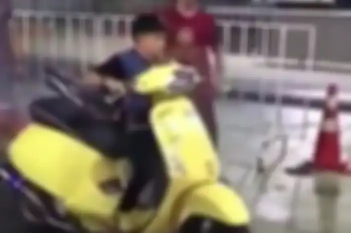 Vespa LX melesat kencang di tes joki cilik.