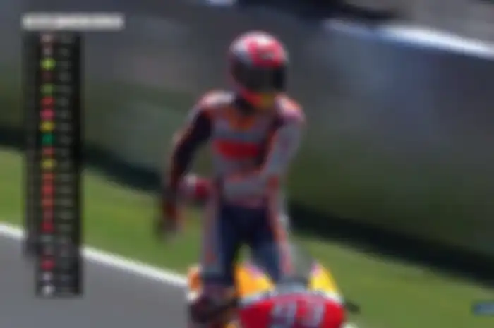 Marc Marquez selebrasi joget Backpack Kid
