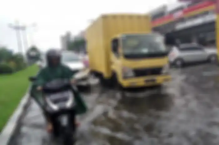 Ilustrasi banjir di Kota Medan