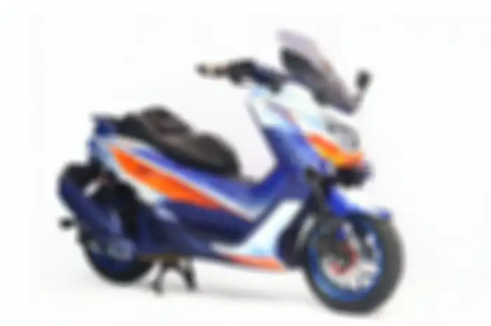 Yamaha NMAX Grafis Biru Yonk Jaya Motor
