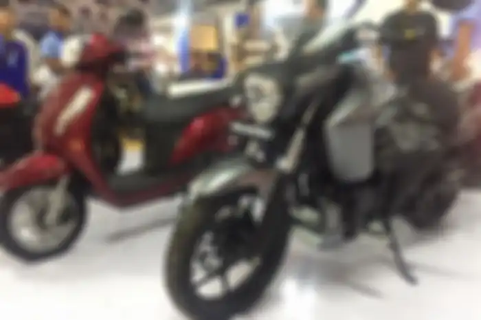 Suzuki Intruder dipamerkan pada gelaran Jakarta Fair Kemayoran 2018.