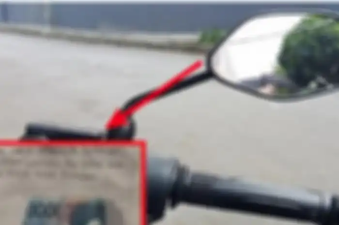 Ilustrasi perusak kaca spion di parkiran.