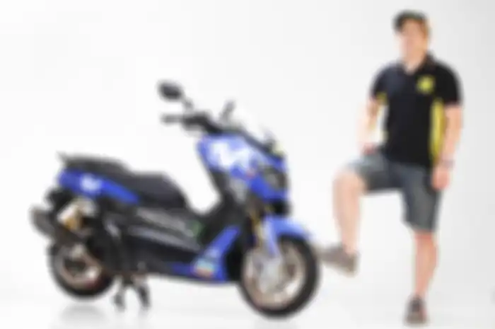 Modifikasi Yamaha NMAX Livery Yamaha MotoGP 2018
