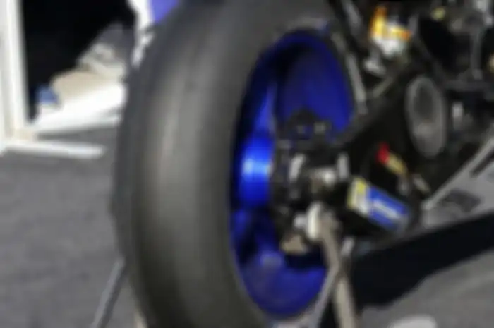 Ban belakang Michelin.