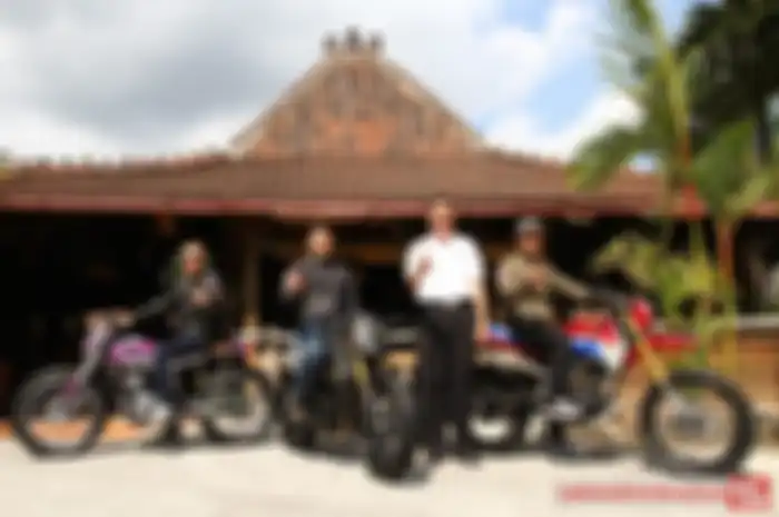 Karya modifikasi Honda CRF150L siap jelajahi Yogyakarta.