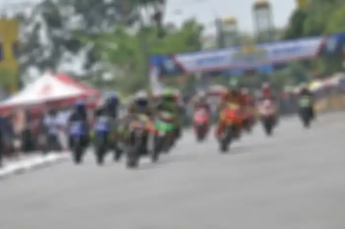 Ilustrasi balap motor
