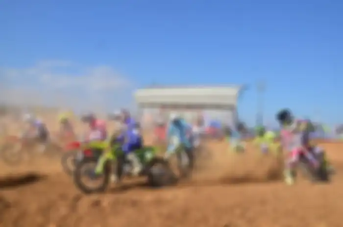 Kejurnas motocross Banjar 2018, meriah.