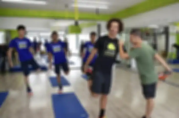 Yamaha VR46 Master Camp 6 (Hari ke-2):  Fisio gym bareng pembalap MotoGP Franco Morbidelli.