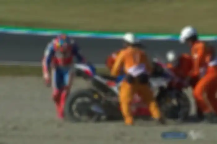 Jack Miller tersungkur di MotoGP Jepang.