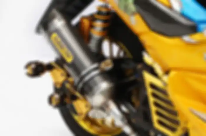 Modifikasi Yamaha NMAX bertema Rama &amp; Shinta Plentis Paint