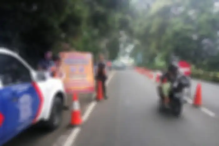 Ilustrasi penutupan jalur Puncak Bogor
