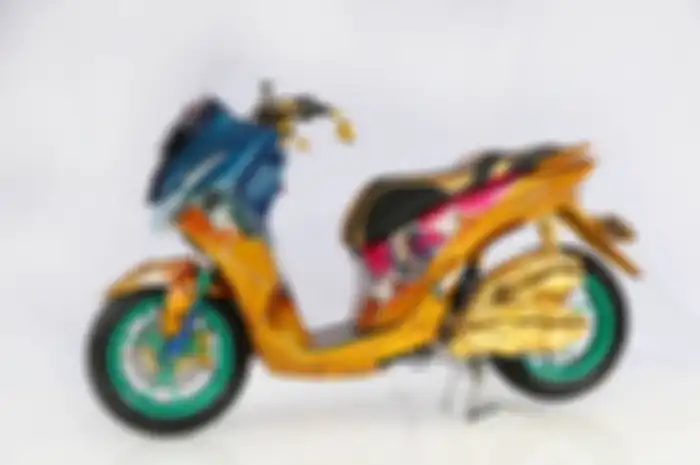 Yamaha Lexi pakai pelek Aerox 155