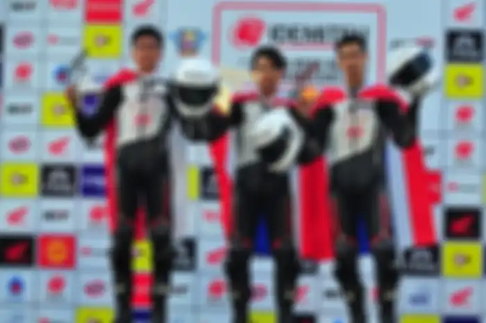 Herjun Atna Firdaus mengunci gelar juara Thailand Talent Cup 2018 setelah meraih podium ke-2 pada race 1 seri terakhir (ke-7), Sabtu (1/12/2018), di Chang International Circuit, Thailand.