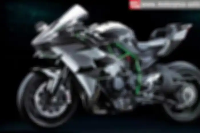 Kawasaki Ninja H2 datang dengan tampilan yang sangar. Ada sayap dan beberapa sirip terpasang pada bodi Ninja H2 yang terbuat dari bahan karbon. Desain ini bukan cuma buat pajangan agar motor terlihat lebih kekar. Namun, ada fungsi yang diemban tersen