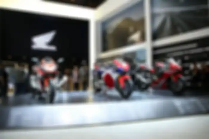 Beberapa motor mahal dari AHM dipajang di Indonesia International Motor Show (IIMS) 2017 yang akan berlangsung sampai 7 Mei 2017 di JI Expo, Kemayoran, Jakarta Pusat