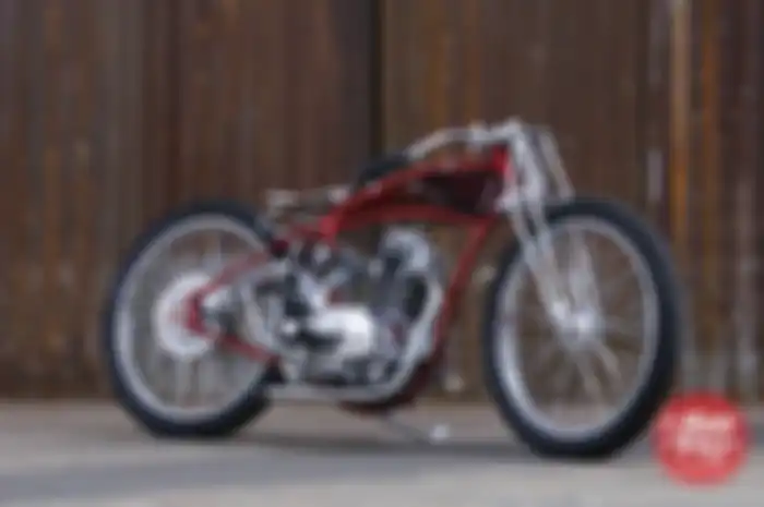 Honda Supra Fit ini dimodif ala boardtracker. dimensi jadi lebih mungil
