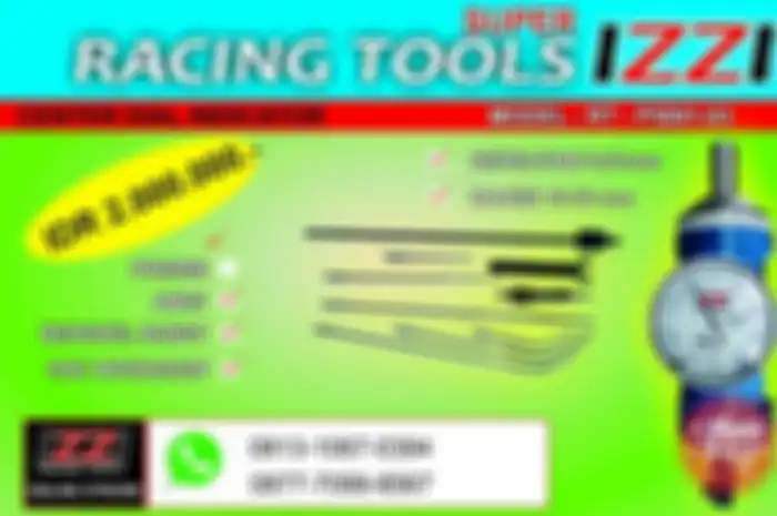"Ketelitiannya hingga 0,005 mm, tentu lebih akurat. Sesuai standar Jerman dan Jepang," bilang Tomy Huang, bos BRT-Bintang Racing Team di Jl. Mayor Oking No. 102, Cibinong, Jawa Barat.