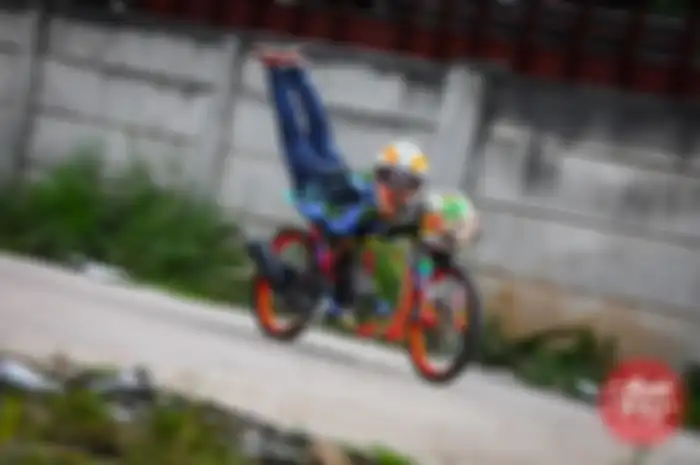 Buktinya Yamaha Mio Sporty spek 58-an kepunyaan Reza yang sangar di Sera (Selasa Racing) Sentul.
