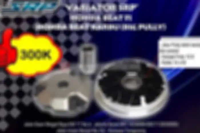Big pully SRP untuk beat injeksi buat yang demen tarikan motornya tambah ngacir tanpa bore up dan hanya ingin memaksimalkan bagian cvt saja , big pulley SRP bisa jadi solusi pilihannya, dengan pulley yang sudah mempunyai derajat 12,8 dijamin motor ma