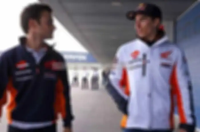 Marc Marquez sempat diisukan mendapatkan cedera usai terjatuh dalam sesi tes privat Repsol Honda di Sirkuit Jerez, Spanyol pada