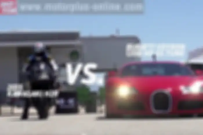 Apa jadinya kalau ada perlombaan drag yang mengadu Kawasaki Ninja H2R vs Bugatti Veyron. Menurut sobat akan menang yang mana? Maklum, kedua kendaraan beda jenis ini bisa dibilang superior.