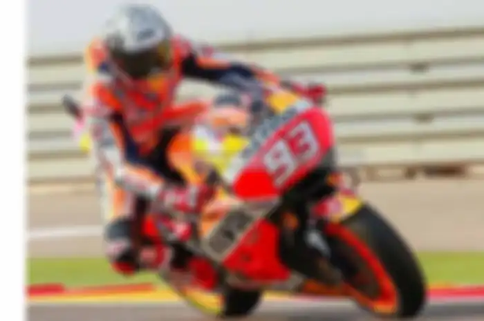 Pembalap tim Repsol Honda, Marc Marquez kembali berjaya di latihan bebas 3 MotoGP Aragon, Spanyol, Sabtu (24/9). Setelah kalah cepat dengan rekan satu timnya Dani Pedrosa di latihan bebas 2, Marquez tampaknya melakukan improve dan mendapatkan setinga