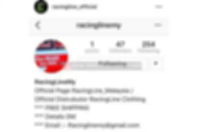 Distro apparel racing lokal tepatnya dari Bandung yaitu Racingline mulai kembangkan usaha dengan membuka pesanan di Malaysia.