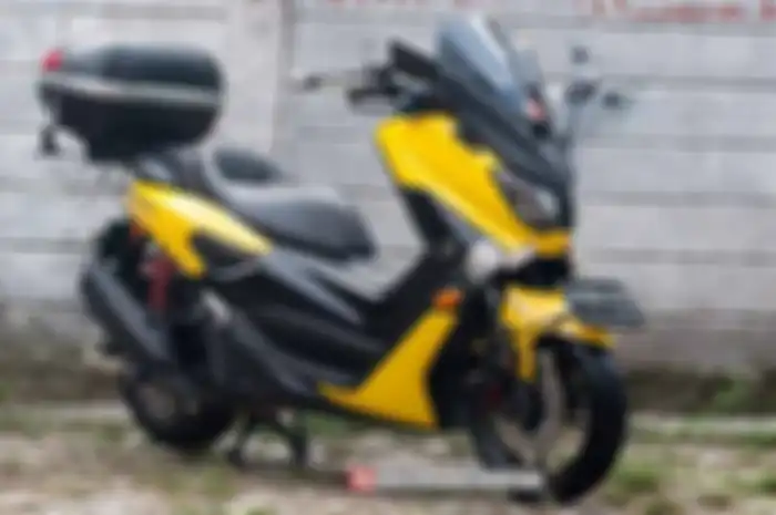 Memiliki latar belakang mendukung kampanye Turn Back Crime yang ditegaskan oleh Interpol, jadi konsep Brigadir Polisi yang satu ini untuk modifikasi Yamaha NMAX. “Saya ambil warna kuning yang mencolok dari logo Turn Back