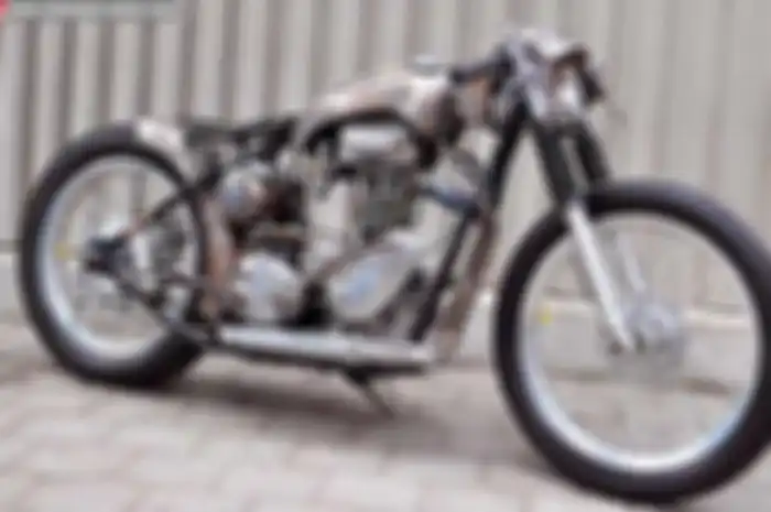 Modifikasi AJS 1954 350 cc Bandung, Boardtrack Estetis Dari Ol Skool British