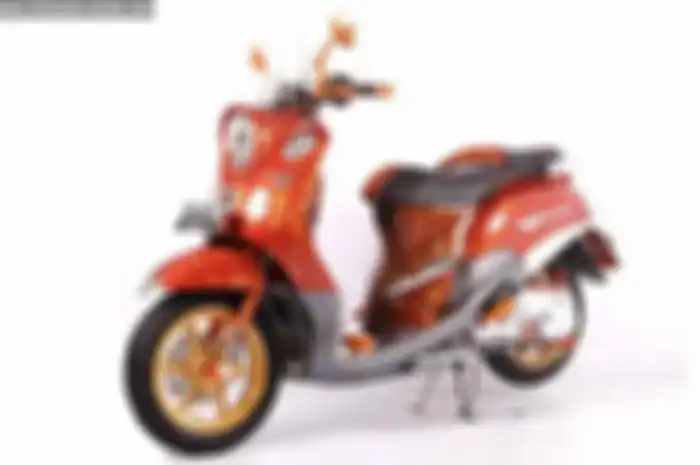 Modifikasi Yamaha Mio Fino 2013 Jakarta, Rapi dan Tekun Jadi Andalan di Tema Modifnya!!