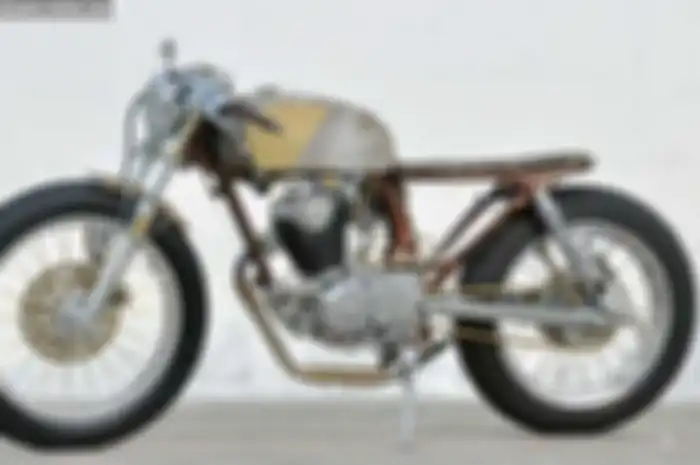 Modifikasi Honda GL 100 1987 Ciputat, Modal Idealisme Tinggi Sang Builder