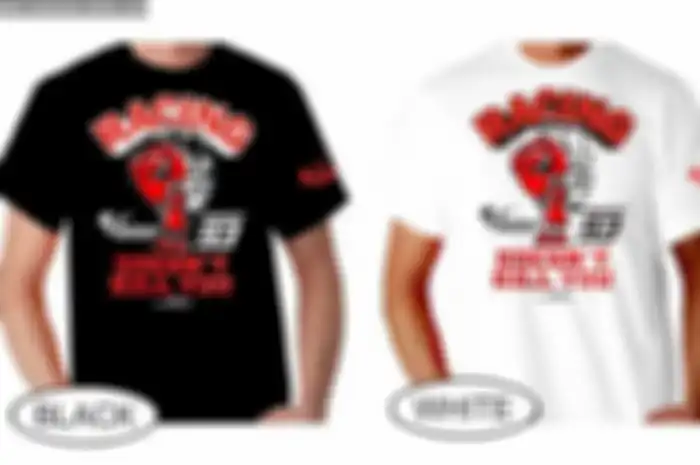Ini kaos Marc Marquez mania. Yap...kaos oblong buatan Bandung ini punya tema pembalap MotoGP bernomor start 93 itu. Artinya, produk Bandung ini kaos Marc Marquez mania.
