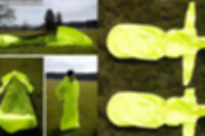 Rain Coat Tent, Jas Hujan Sekaligus Tenda Bagi Bikers yang Ogah Ribet