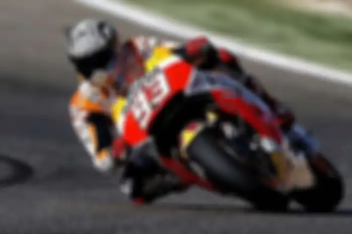 Marc Marquez kuasai latihan bebas 1 MotoGP Aragon, Spanyol, yang berlangsung siang ini (23/9). Marquez menjadi satu-satunya pembalap yang berhasil mencatatkan waktu di bawah 1 menit 49 detik di sirkuit Aragon. Baby Alien catatkan waktu 1 menit 48,830