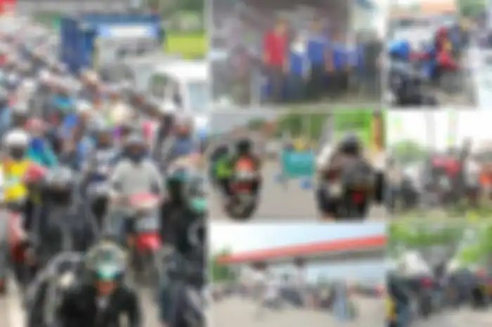 Semua brothers di sini sepakat, turing jauh ke kampung halaman paling ekstrem  ada di tahun 2014. Jalanan superpadat. Beberapa terjebak berjam-jam di beberapa zona.