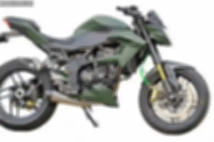 Konsep sport racing yang disodorkan Baru Motor Sport (BMS) pada Kawasaki Z250SL ini terbilang unik. Dengan balutan kelir hijau doft berkombinasi hitam, menjadikannya terlihat makin sangar.